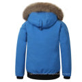 High Quality Women′s Winter Fashion Fur Hooded Goose Down Jacket